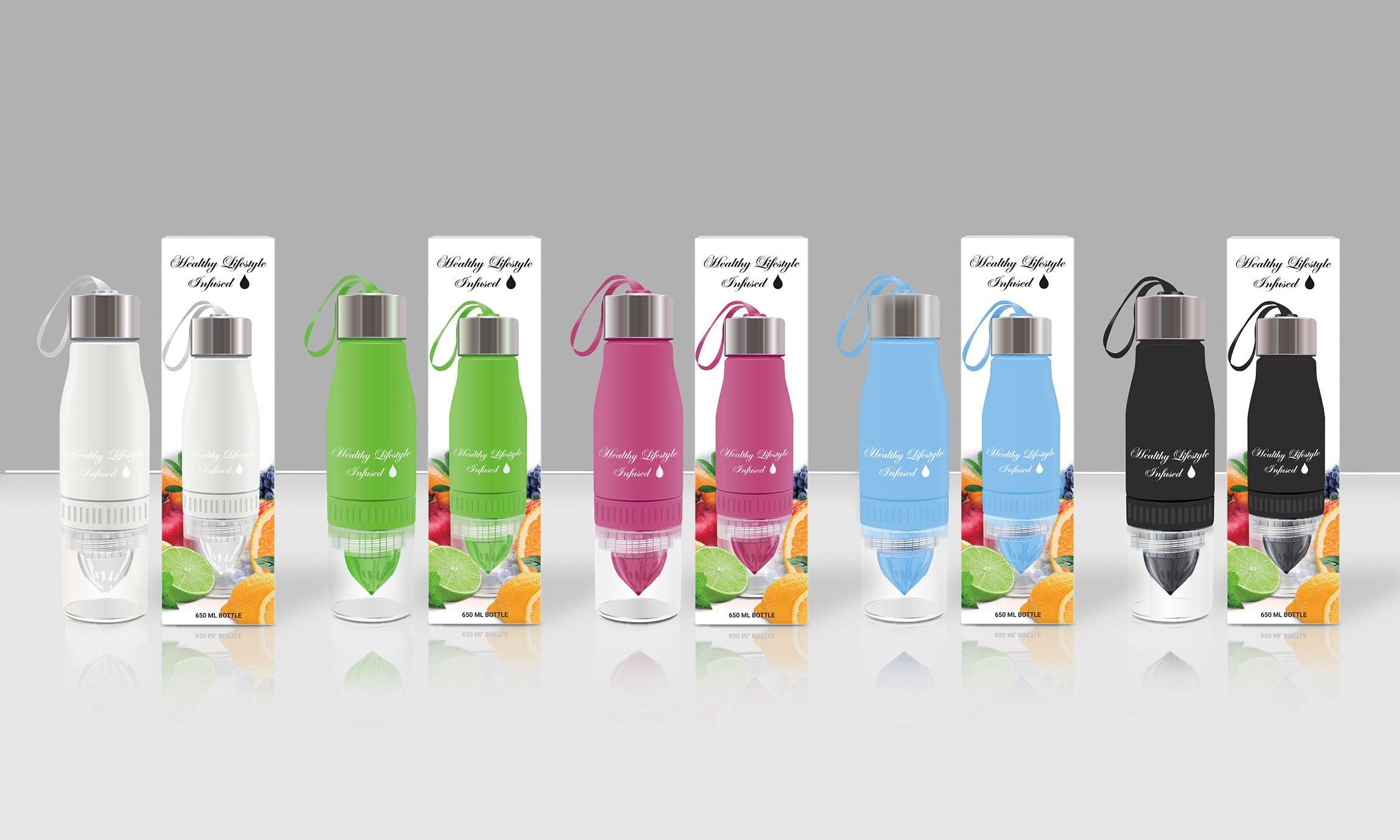 Fruit Infusion Water Bottles Healthy Lifestyle